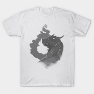 Dragon and Flame-Gray Version T-Shirt